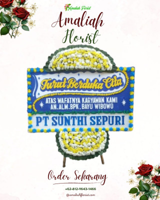 Papan Bunga Duka di Pondok Kelapa