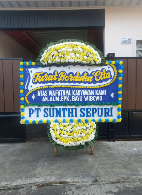 Papan Bunga Duka di Pondok Kelapa