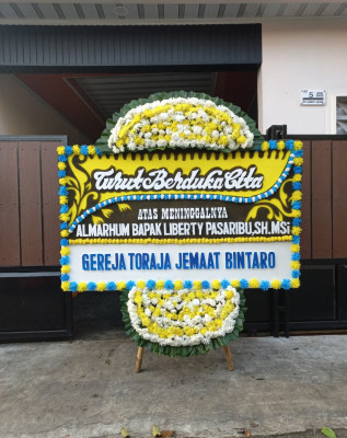 Papan Bunga Duka di Pondok Kelapa